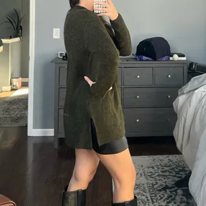 Green Sweater Dress Size M thumbnail 3