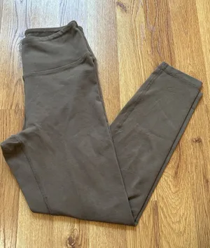 MATE the Label Organic Stretch Midi Legging in Pebble thumbnail 1