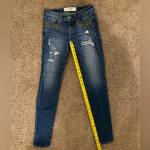 Abercrombie & Fitch Distressed Womens jeans size 0 / W25 thumbnail 9