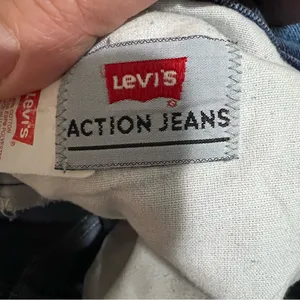 Levi's Vintage 90’s Action Orange Tab High‎ Rise Crop Straight Denim Jeans thumbnail 10