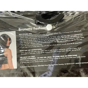 Spirit Halloween Brunette Fashion Curl Wig thumbnail 4