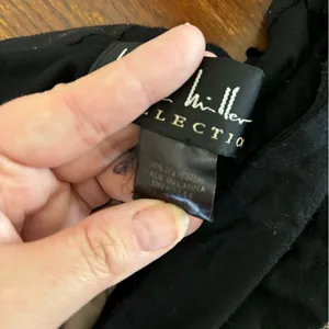 Vintage 90s Y2K Nicole Miller collection vintage silk long strapless dress thumbnail 2