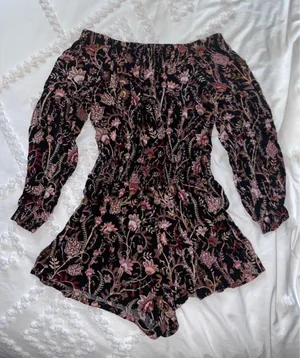 Free People Romper Floral thumbnail 1