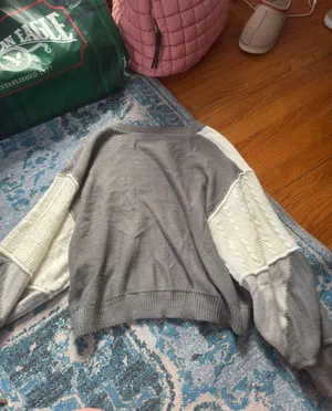 SheIn Patchwork Sweater thumbnail 3