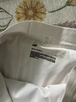 All In Motion White athletic skirt thumbnail 5