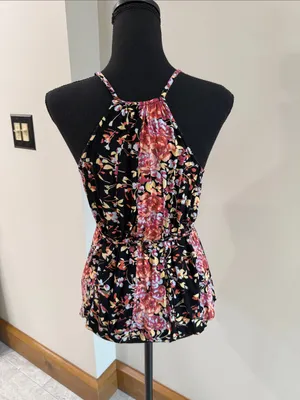 O’Neill women’s floral wrap top size XS thumbnail 2