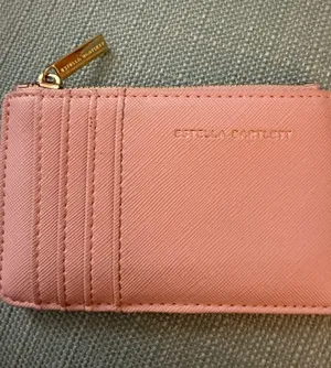 Estella Bartlett Pink Vegan Leather Card Purse thumbnail 2