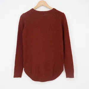 Pink Clover Sweater Women's Small Rust Orange High-Low Excellent thumbnail 4