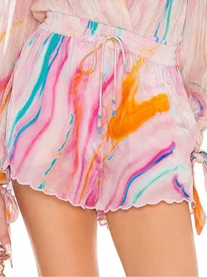 Rococo Sand Davina Pink Tie Dye Shorts thumbnail 1