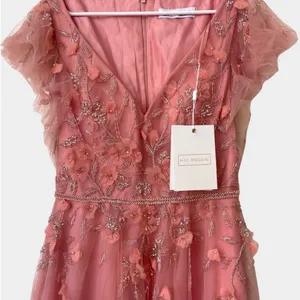 NEW Mac Duggal 11224 - Pink V-Neck‎ A-Line Prom Gown Maxi Dress Size 8 thumbnail 10