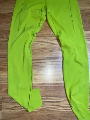 Nike Bright Lime Green Athletic Leggings size s/p thumbnail 2
