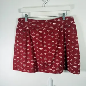 Title Nine Breakthrough Skort Sea Triangle Red Gorpcore Hiking Womens Large‎ thumbnail 5