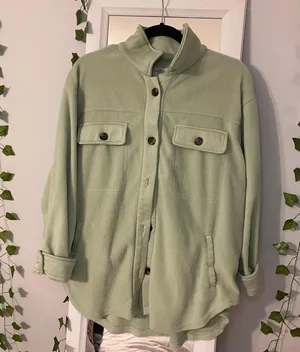 Button Up Fleece Sweater Jacket thumbnail 1