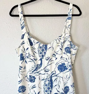 Abercrombie Drama Ruffle Tiered Maxi Dress Size Large Petite thumbnail 9