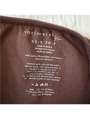 Free People x intimately FP Low Back Seamless Brown Long sleeve size xs/s thumbnail 6