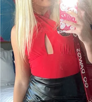 Red Cross neck bodysuit thumbnail 1