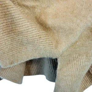 Banana Republic womens L beige crewneck sweater merino wool neutral‎ pullover thumbnail 9