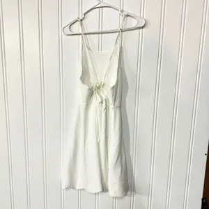 Lulus‎ Dress Women Size Medium White Mini Sleeveless Summer Party Open Back thumbnail 2
