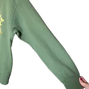 Vintage Jerzees Puppy Print Green Crewneck Sweater Size Medium thumbnail 5