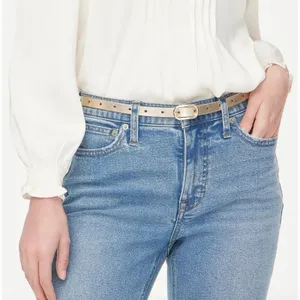 J. Crew Mid-Rise Flare Crop All Day Stretch Med Indigo Wash Sz 32 NWT Petite thumbnail 3