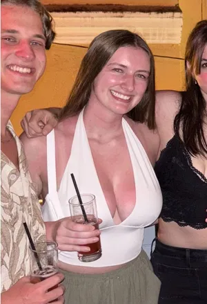 Low cut halter top thumbnail 2