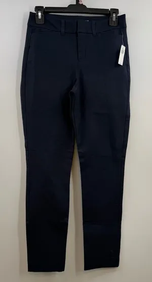 Old Navy Pixie Skinny Ankle Pants Womens 2 Navy High Rise Stretch NWT thumbnail 1