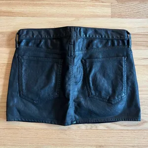 Coated Leather Mini Skirt thumbnail 3