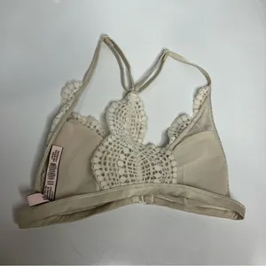 Victoria’s Secret Bralette‎ white lace lightly lined size small thumbnail 3