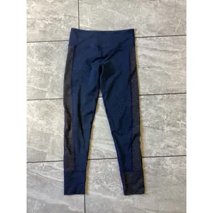 Vuori Womens Small Blue Heather Colorblock High Rise Performance Leggings Yoga thumbnail 4