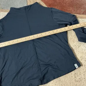 Royal Robbins Mock Neck Long Sleeve Top Womens S Tactel Black Gorpcore thumbnail 3