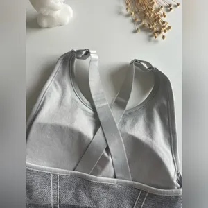 SPANX Seamless Sculpt Cloudy Grey High Scoop NWT Neck Crossback Sports B… thumbnail 7