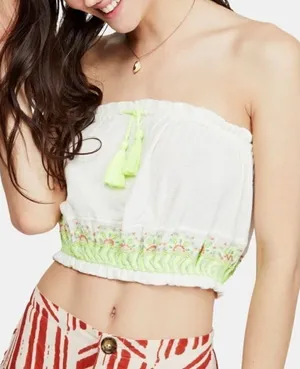 ✨ FP Womens No More Tiers Beaded Boho Tube Top✨ thumbnail 1