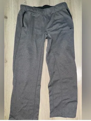 Nike dri fit black grey gray sweatpants thumbnail 2