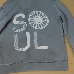 SoulCycle Spellout Gray/White Hoodie S Athleisure Sportswear Activewear Casual thumbnail 8