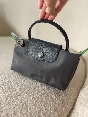 Longchamp Le Pliage Mini Pouch grey  thumbnail 3