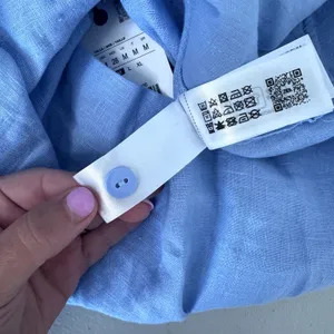 100% Linen NWT Light Baby Blue Shorts Women's Size Medium 32 inch Waist thumbnail 6