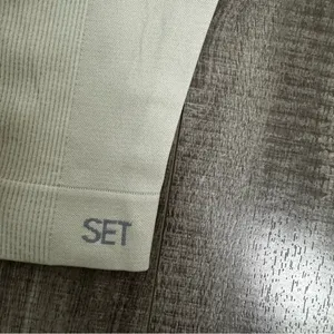 SET Active Seamless Leggings Light Oatmeal Beige Size Small thumbnail 5