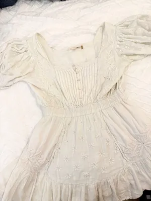 Love Shack Fancy mini white dress thumbnail 3