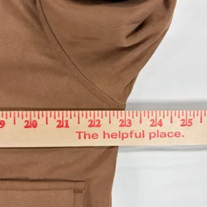 Future Collective Reese Blutstein Brown Faux Suede Moto Jacket Small NEW thumbnail 4