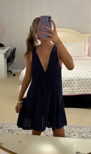 Mini dress Blue thumbnail 1