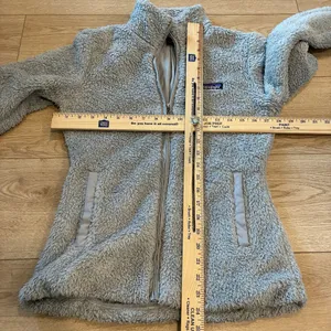 Patagonia Women’s Los Gatos Jacket Full Zip Sherpa Gray Size XS thumbnail 4