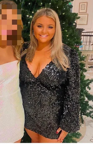 Black Sequin Longsleeve Mini Dress thumbnail 4