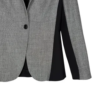 Akris Punto Wool Blazer Jacket 4 (Small) Single Button Slimming Saks Fifth Ave thumbnail 3