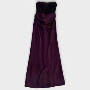 NEW Betsy & Adam Strapless Velvet & Satin Dress Size 8 thumbnail 5