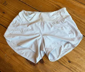 Lululemon Shorts Lined Light Blue High-Rise 4" thumbnail 1