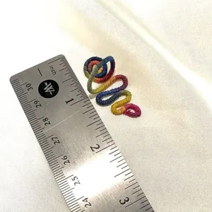 Colorful snake threaded ring thumbnail 6