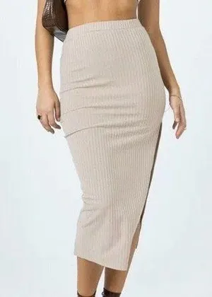 Princess Polly Tan Skirt thumbnail 1