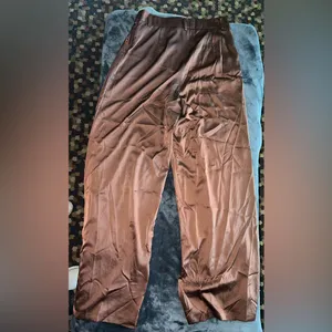 Peppermayo Milano Satin Pant in Chocolate Brown Size 6 New with tag thumbnail 11