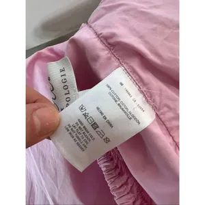Anthropologie Mare Mare Pink Puff Sleeve Twist Front Bow Back Blouse Size XS thumbnail 8
