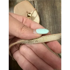 Strappy Heeled Sandals Pump 8.5 Light Tan Nude Wedding Bridal Summer Minimalist thumbnail 4